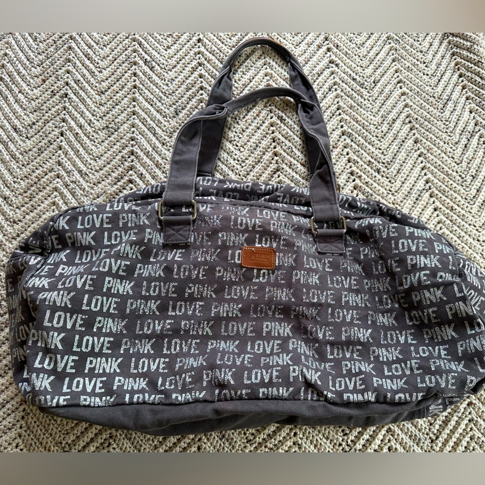 Canvas PINK Duffel Bag